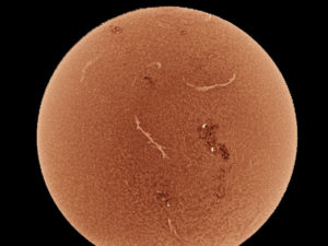 Sun through a Ha Solar Telescope (processed image)